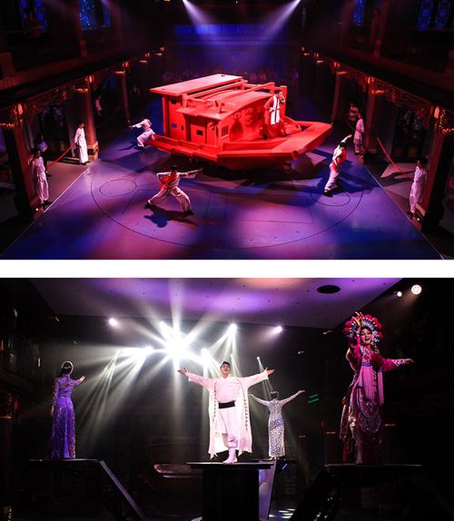 红船舞台道具红绸子的相关图片